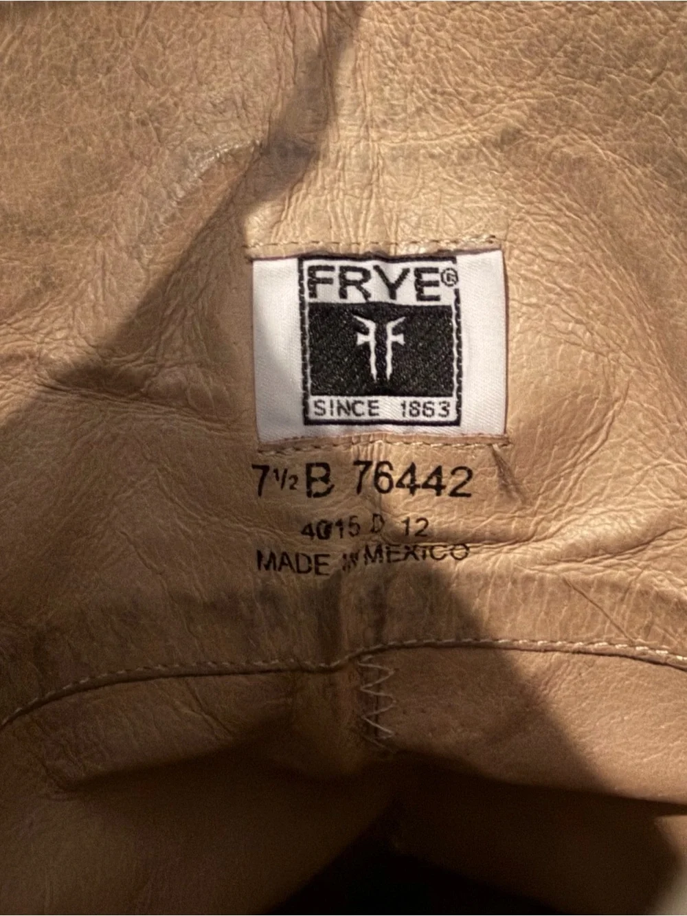 Frye Tall Leather Riding Boots - Cognac Brown